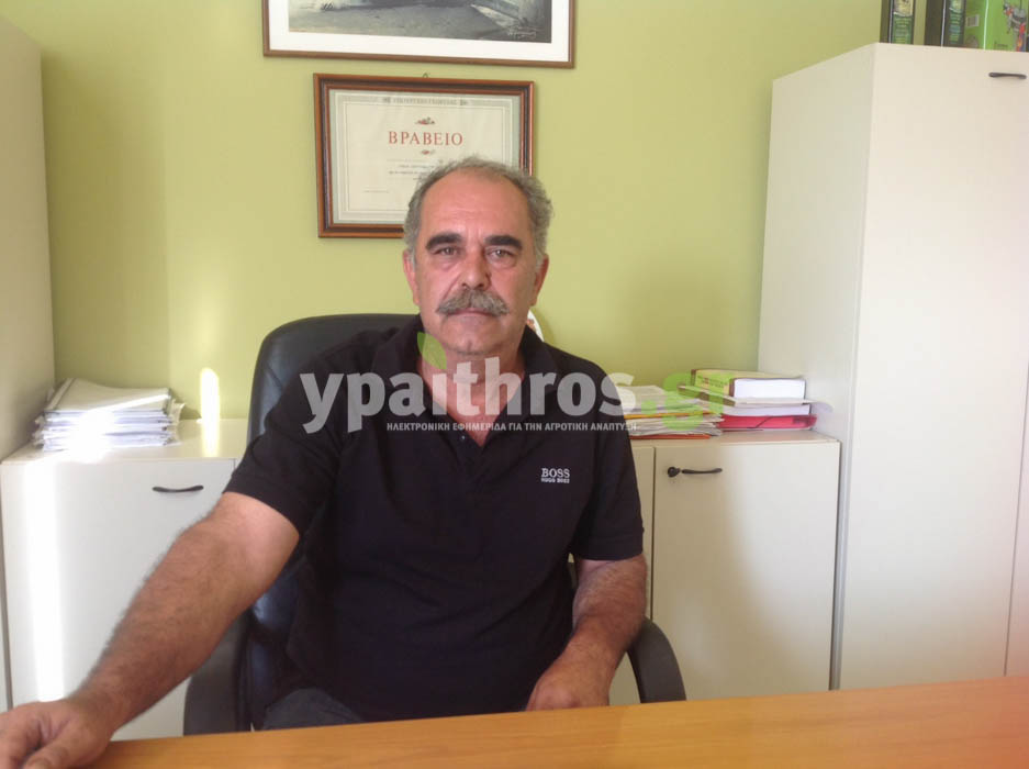O πρόεδρος της ΈΑΣ Ρεθύμνου, Νικήστρατος Χαροκόπος