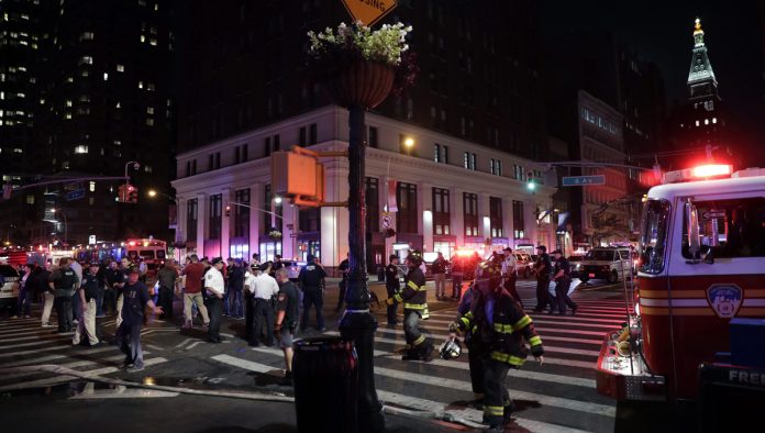 Explosion in Manhattan