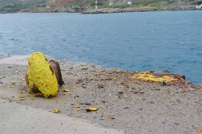 Στο λιμάνι της Κάσου προσέκρουσε πλοίο λόγω κακών καιρικών συνθηκών Στο λιμάνι της Κάσου προσέκρουσε πλοίο λόγω κακών καιρικών συνθηκών