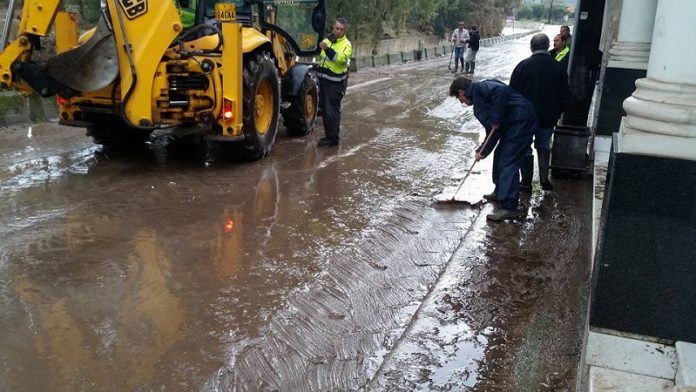 lesvos Σοβαρά προβλήματα λόγω κακοκαιρίας στη δυτική Λέσβο