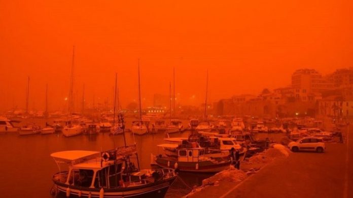 Κρήτη: Υπερβάσεις αιωρούμενων σωματιδίων λόγω Αφρικανικής σκόνης τις επόμενες ημέρες Κρήτη: Υπερβάσεις αιωρούμενων σωματιδίων λόγω Αφρικανικής σκόνης τις επόμενες ημέρες
