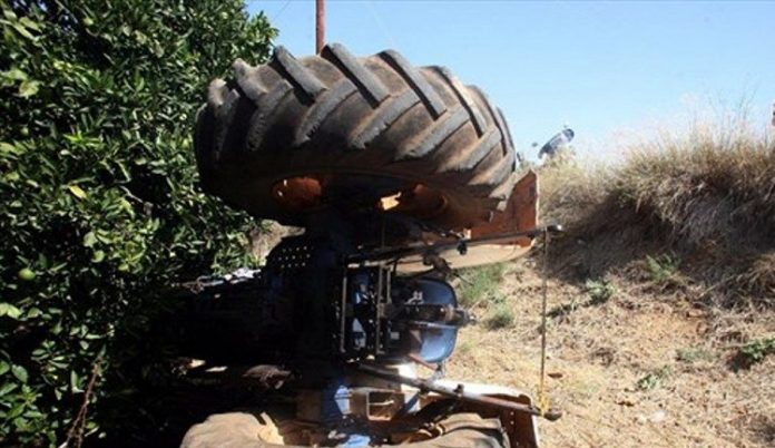 Θανάσιμος τραυματισμός από τρακτέρ στη Λακωνία Θανάσιμος τραυματισμός από τρακτέρ στη Λακωνία