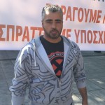 Μαΐστρο Καραμπάση, πρόεδρο του Συλλόγου Βιοκαλλιεργητών Αγορών Αττικής