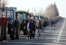 Έκλεισαν το δρόμο οι αγρότες στο Αργυροπούλι