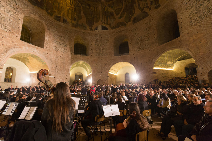 Με μουσικές ανοίξε η Ροτόντα της Θεσσαλονίκης (Φωτο)