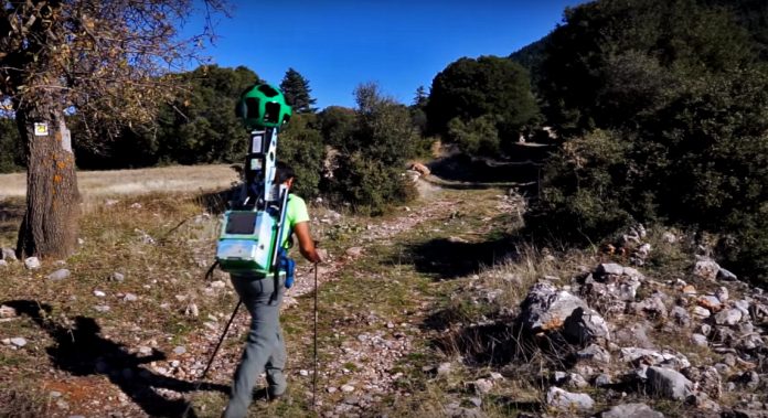 Καταγράφηκε από τη Google Earth το ορεινό τμήμα του Ευρωπαϊκού μονοπατιού Ε4 που διέρχεται την ορεινή Αρκαδία