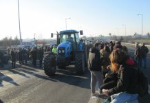 Σέρρες: Έκλεισε η εθνική οδός Θεσσαλονίκης-Σερρών στο ύψος του Λευκώνα
