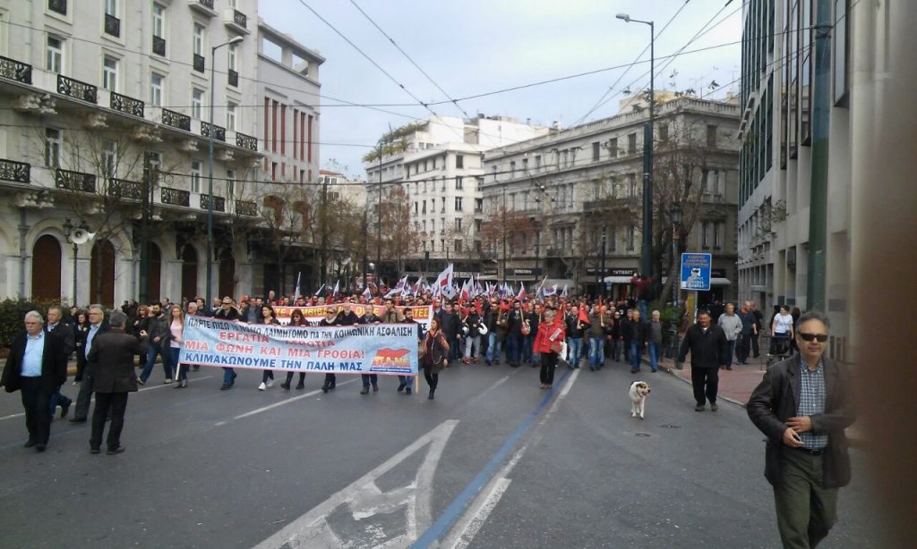 Μεγάλη συμμετοχή του ΠΑΜΕ στις αγροτικές κινητοποιήσεις του Σαββάτου