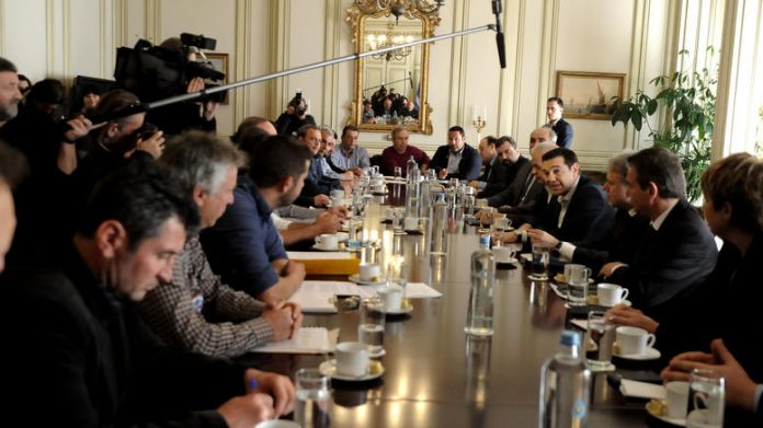 sunantisi tsipra agrotwn Νέα συνάντηση Τσίπρα με αγρότες αύριο - Άνοιξε ο Προμαχώνας