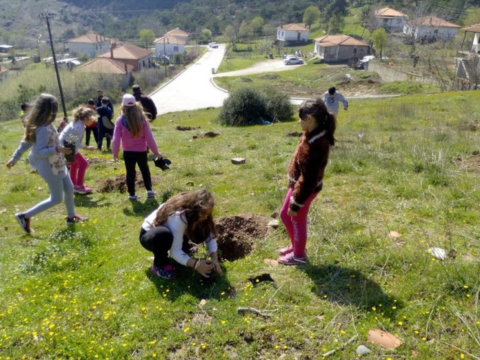 Σουφλί: Μαθητές Δημοτικού δημιουργούν το δικό τους δάσος