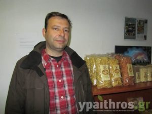 Νίκος Γεωργίτσας Ιδιοκτήτης εργστηρίου ζυμαρικών με βουβαλίσιο γάλα