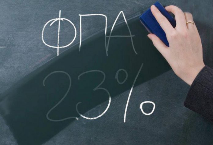 Σενάριο για αύξηση του υψηλού ΦΠΑ στο 24%