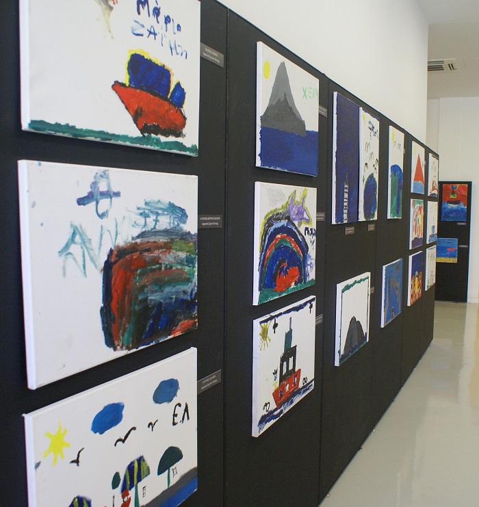 Έκθεση εικαστικών έργων παιδιών από νησιωτικές περιοχές της χώρας