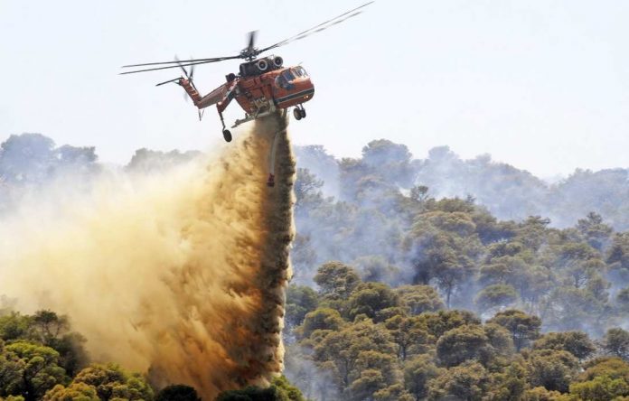 Πυρκαγια στα Δερβενοχώρια Πυρκαγια στα Δερβενοχώρια