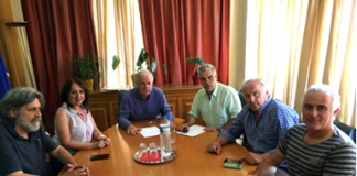 Συνάντηση Αποστόλου με τη διοίκηση του Αναγκαστικού Συνεταιρισμού Κρόκου Κοζάνης