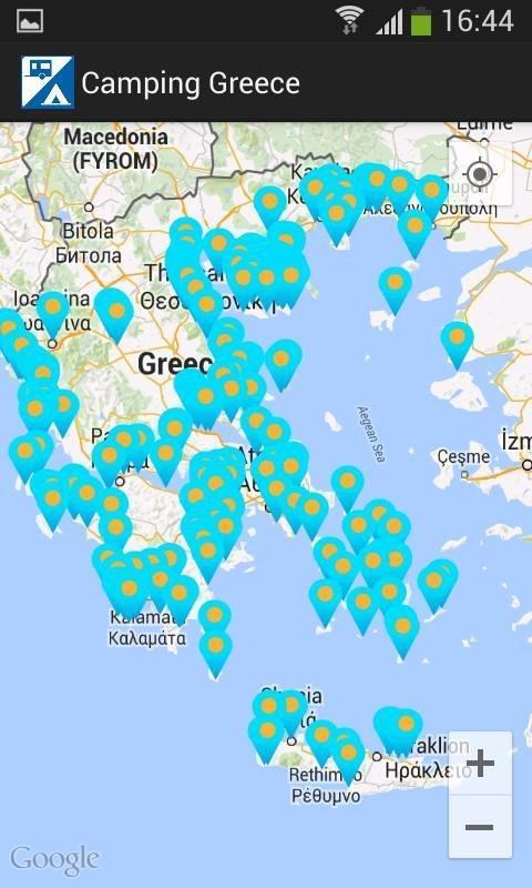 Βρες μόνος σου όλα τα κάμπινγκ της Ελλάδας!