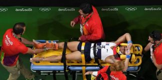 Σοκαριστικός τραυματισμός Γάλλου αθλητή στους Ολυμπιακούς. Προσοχή σκληρές σκηνές (video)