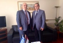 Η ενίσχυση των εξαγωγών στην Ιορδανία στο επίκεντρο της συνάντησης Μπόλαρη με Ιορδανό πρέσβη