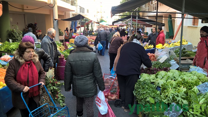 Μόνο για τα απολύτως απαραίτητα στις λαϊκές αγορές εν όψει εορτών