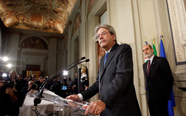 Ιταλία: Εντολοδόχος πρωθυπουργός ο Τζεντιλόνι
