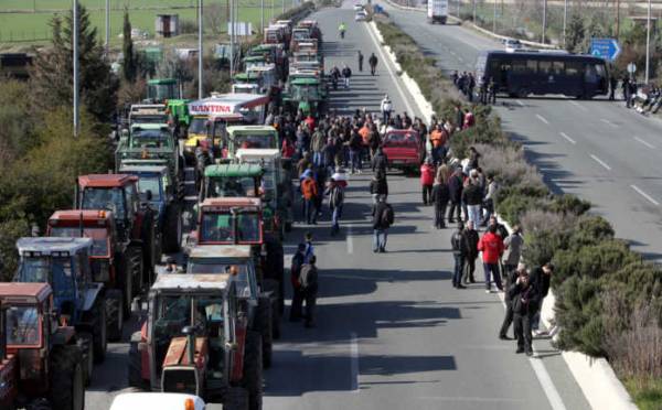 Μικροένταση στο μπλόκο των Ευζώνων