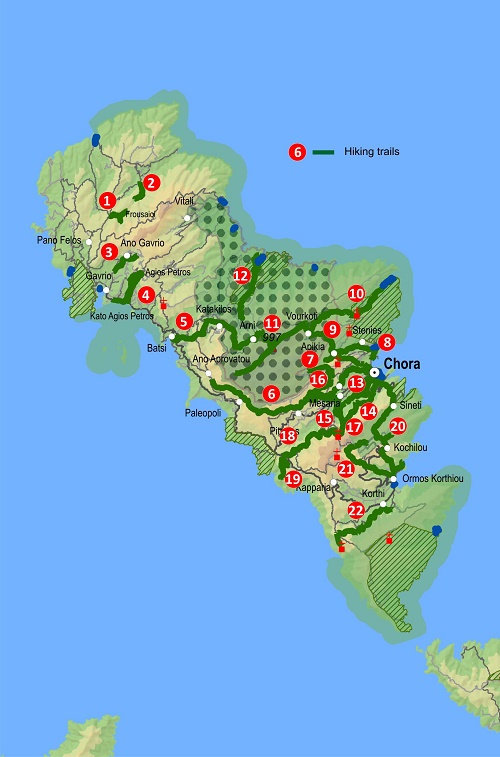 Αφιέρωμα στην Άνδρο στο μεγαλύτερο περιοδικό για πεζοπορία στην Ολλανδία 