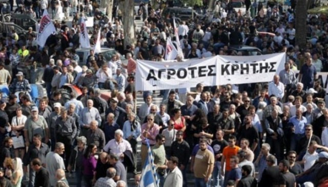 Απόβαση στην Αθήνα στις 8/3 αποφάσισαν οι αγρότες της Κρήτης