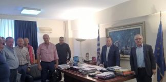 Συνάντηση Κόκκαλη με το Δήμαρχο Τυρνάβου και εκπροσώπους των αγροτών της περιοχής
