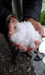 Καταστροφικό χαλάζι έπληξε τις καλλιέργειες της Έδεσσας  