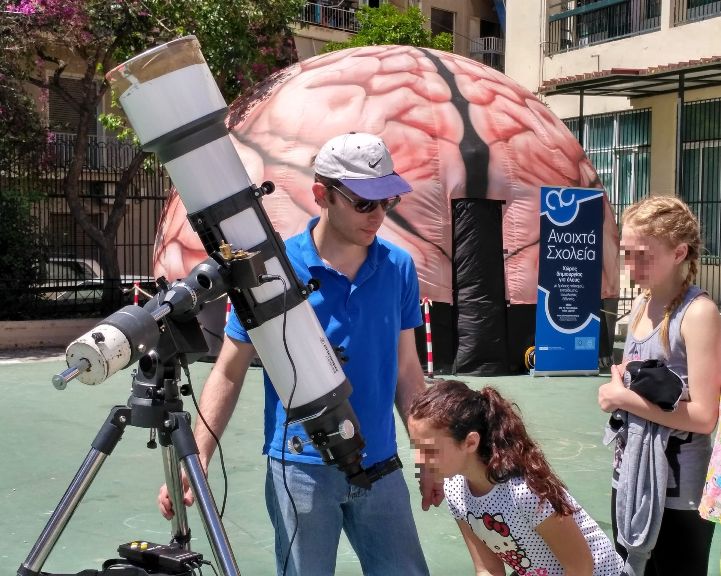 Φορητό Ψηφιακό Πλανητάριο στο Φεστιβάλ Πηνειού