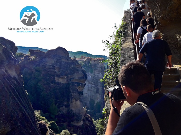 Επίσκεψη του Meteora Wrestling Academy στους Ιερούς Βράχους των Μετεώρων
