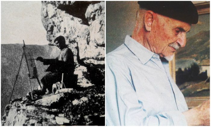 Έζησε 20 χρόνια σε μια σπηλιά του Ολύμπου ζωγραφίζοντας