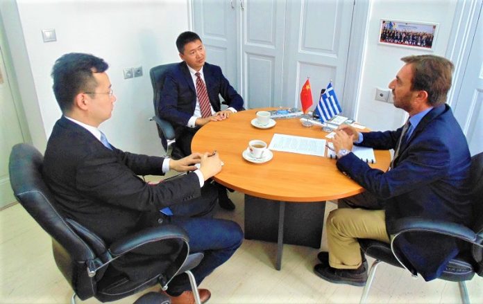 Επίσκεψη Συμβούλου της Πρεσβείας της Λαϊκής Δημοκρατίας της Κίνας στη Περιφέρεια Κρήτης