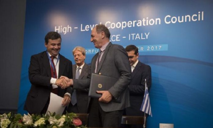 Κοινή Διακήρυξη Ελλάδας - Ιταλίας για ενδυνάμωση της διμερούς ενεργειακής συνεργασίας