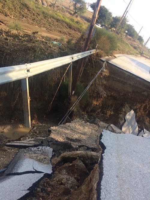 Πρωτοφανής θεομηνία βούλιαξε την Σαμοθράκη (ΦΩΤΟ)