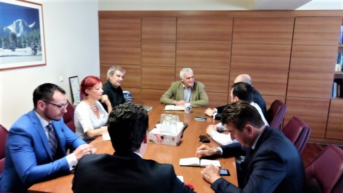 Συνάντηση Γ. Τσιρώνη με τον Υπουργό Περιβάλλοντος και αντιπροσωπεία της Σερβίας