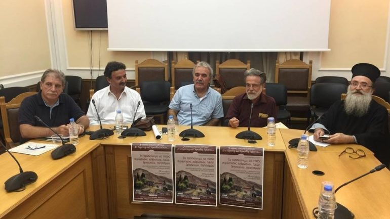 Θεία Λειτουργία μετά από 1300 χρόνια στα ερείπια ιστορικής Βασιλικής σε ελαιώνα