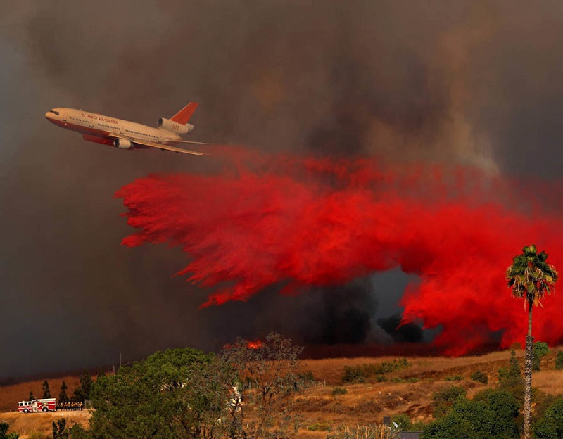 Στάχτη μεγάλα οινοποιεία από τις φονικές πυρκαγιές στην Καλιφόρνια (Φωτό)