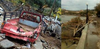 Έντονες βροχοπτώσεις δημιούργησαν ζημιές στο αγροτικό οδικό δίκτυο Μυτιλήνης