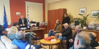 Συνάντηση Γαλιατσάτου με εκπροσώπους της Ομοσπονδίας Αγροτικών Συλλόγων Κέρκυρας  