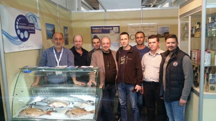 Εντυπωσιακή η συμμετοχή του Συλλόγου Υδατοκαλλιεργητών Θεσπρωτίας στην FoodExpo Εντυπωσιακή η συμμετοχή του Συλλόγου Υδατοκαλλιεργητών Θεσπρωτίας στην FoodExpo