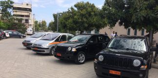 Εύβοια: Παράδοση τεσσάρων οχημάτων σε πυροσβεστική και αστυνομία