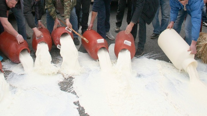 Συγκέντρωση διαμαρτυρίας πραγματοποίησαν κτηνοτρόφοι στη Θεσσαλονίκη