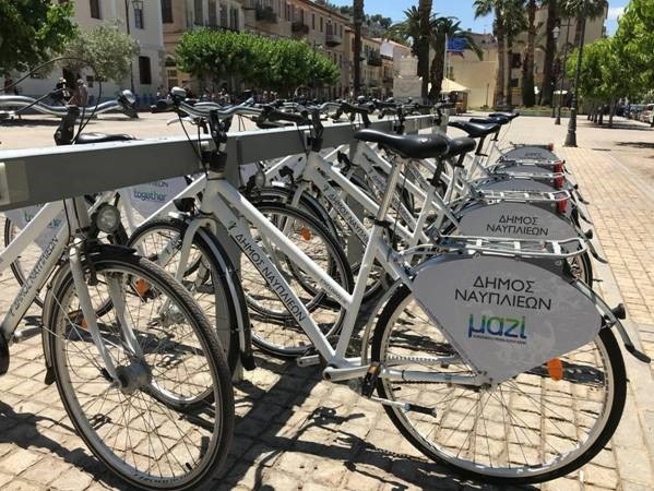 Η Alpha Bank υποστηρικτής του συστήματος κοινόχρηστων ποδηλάτων στο Ναύπλιο