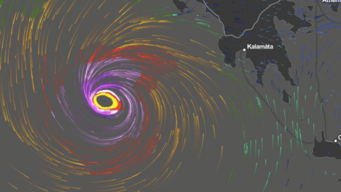 Μεσογειακός κυκλώνας πιθανότατα στο Ν. Ιόνιο την Παρασκευή