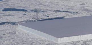 Γεωμετρικό παγόβουνο σαν γιγάντιο παγάκι φωτογράφησε η NASA