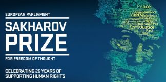 Εκδήλωση για την απονομή του βραβείου Ζαχάρωφ 2018 στις 14/12 στην Αθήνα