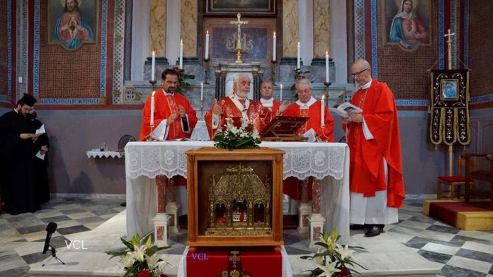 Η Λέσβος τιμά τη μνήμη και τα λείψανα του Αγίου Βαλεντίνου