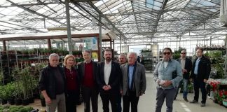 Επίσκεψη Αραχωβίτη στην Κεντρική Ανθαγορά Αθηνών