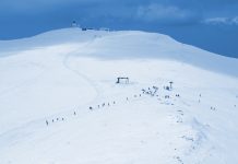 Διακοπή κυκλοφορίας προς το χιονοδρομικό κέντρο Βόρας λόγω χιονόπτωσης και ισχυρών ανέμων
